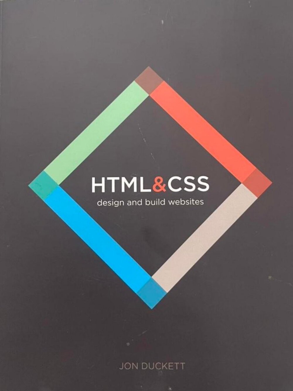 HTML & CSS by Jon Duckett Hardcover Web Design Book